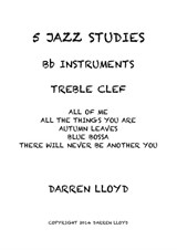 Intermediate Jazz studies for Bb Trumpet